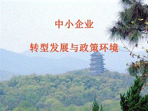 中小企业转型发展讲座.ppt