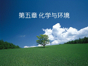 大学化学化学与环境.ppt