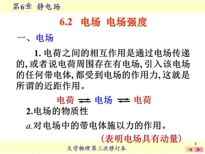 大学物理静电场电场强度.ppt