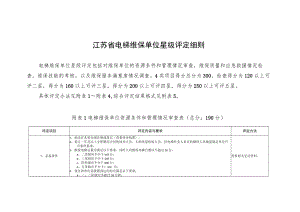 江苏省电梯维保单位星级评定细则.docx