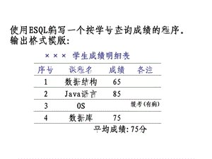 ESQL数据库.ppt