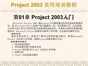 project培训教程.ppt