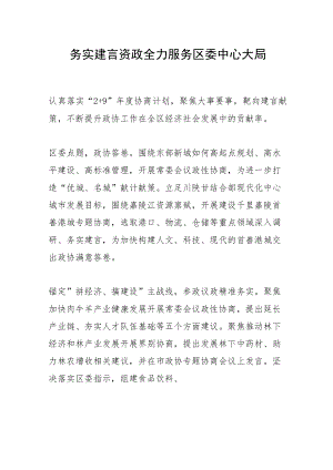 务实建言资政 全力服务区委中心大局.docx
