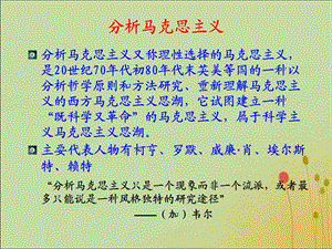 分析马克思主义.ppt