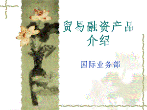 国际贸易融资.ppt