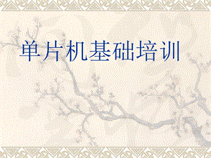 单片机基础培训.ppt
