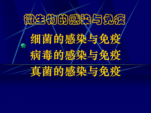 微生物的感染与免疫.ppt
