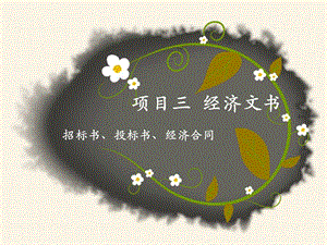 招标书投标书.ppt