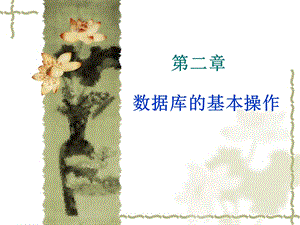 数据库基本操作.ppt
