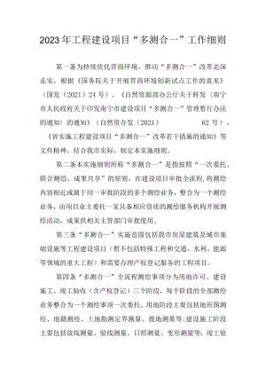 2023年工程建设项目“多测合一”工作细则.docx