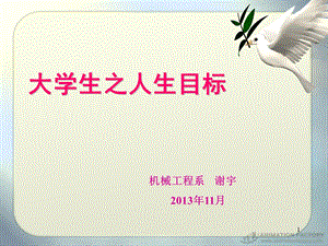 大学生人生目标.ppt