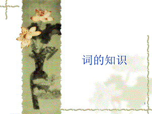词的基础知识.ppt