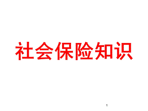 青岛社会保险知识().ppt