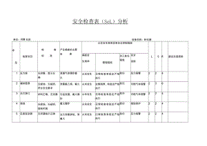 VCM车间转化器安全检查表（SCL）分析.docx