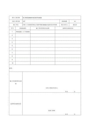 3、分项工程质量验收记录表（崤山隧道）（分部工程：支护）.docx
