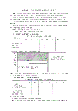 1月-9月社会消费品零售总额运行情况简析（社会消费品零售总额运行情况）.docx