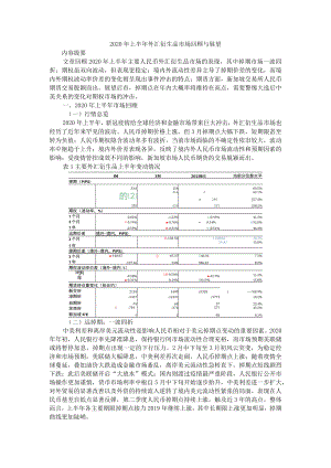 2020年+2022年上半年外汇衍生品市场回顾与展望.docx