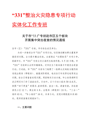 “331”整治火灾隐患专项行动实体化工作专班.docx