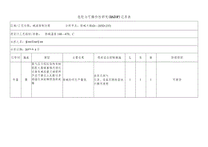 化工企业熬碱大锅（D—205 D—235）危险与可操作性研究（HAZOP）记录表.docx