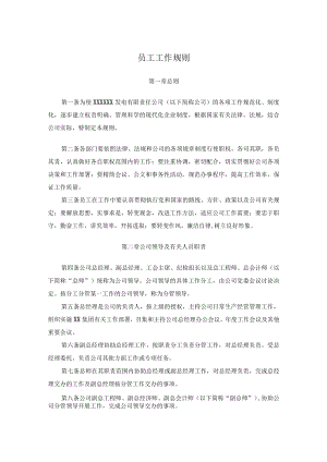 员工工作规则.docx