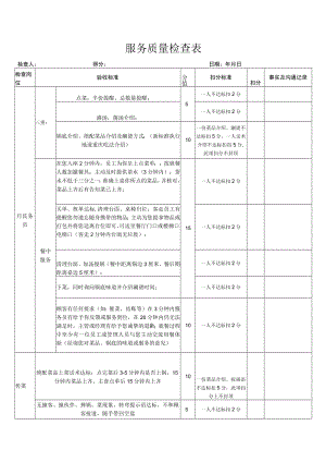 服务质量检查表.docx
