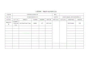 工程材料、构配件见证取样记录（HDPE）.docx