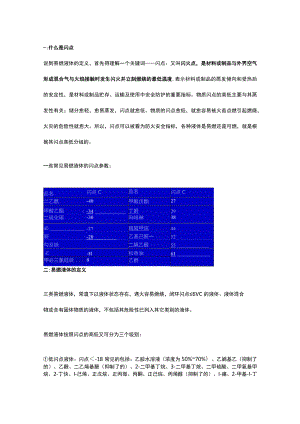 易燃液体、可燃液体的定义及分类汇总.docx
