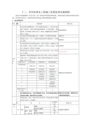 室外给排水工程施工质量监理实施细则(00)(001).docx