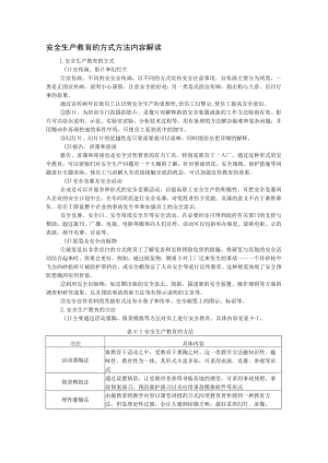 安全生产教育的方式方法内容解读.docx