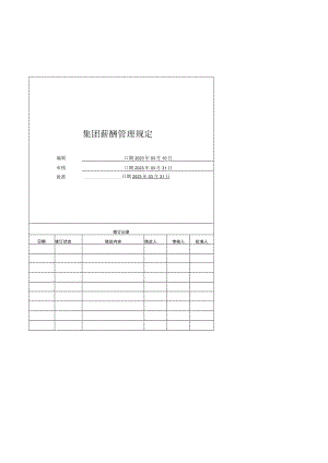 集团薪酬管理规定(修改稿）2020.10.28.docx