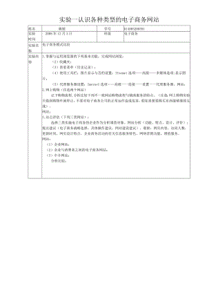 实验一认识各种类型的电子商务网站.docx