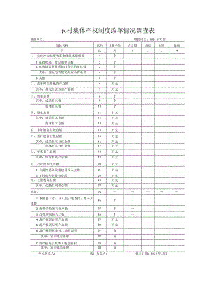 农村集体产权制度改革情况调查表.docx