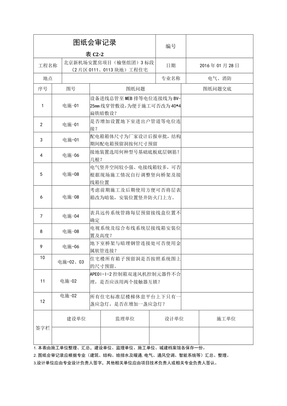 电气图纸会审记录.docx