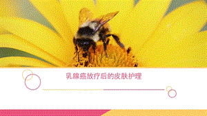 乳腺癌放疗后的皮肤护理.pptx