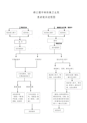 都江堰市柳街镇卫生院患者就诊流程图.docx