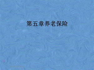 第五章养老保险.pptx