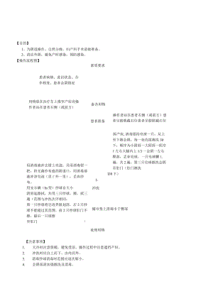 妇婴医院护理技术操作产科外阴消毒操作流程图与考核评分标准.docx