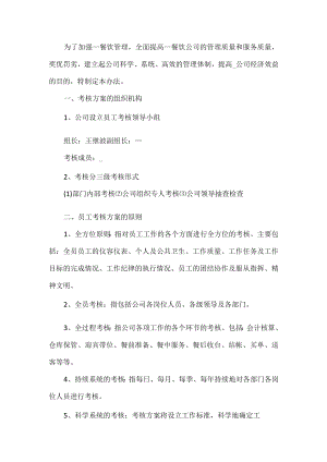 酒店员工绩效考核方案.docx