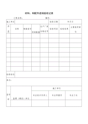 材料、构配件进场验收记录.docx