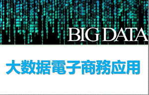 大数据电子商务应用.pptx