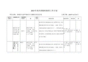 2021年度内部随机抽查工作计划.docx