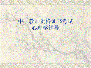 中学教师资格证心理学辅导.ppt