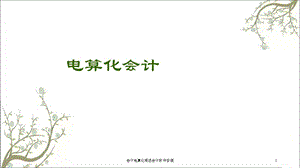 会计电算化概述会计软件安装课件.ppt
