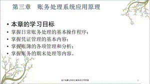 会计电算化账务处理系统应用原理课件.ppt