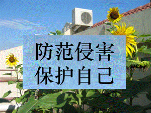 课件PPT：防范侵害保护自己精品教育.ppt