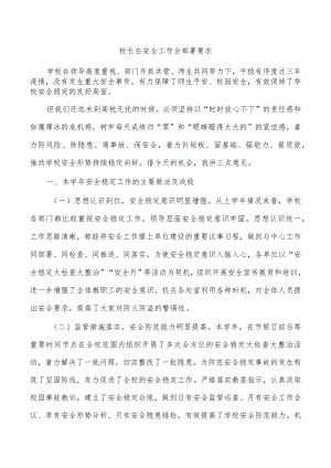 校长在安全工作会部署要求.docx
