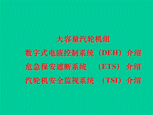 大容量汽轮机组DEH系统介绍a.ppt