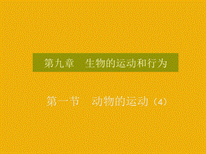 第一节动物的运动4(9月16日精品教育.ppt
