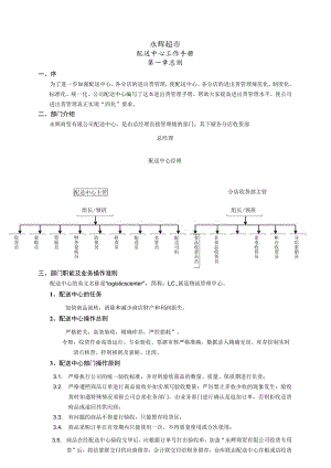 超市配送中心工作手册配送中心商品入出库管理工作规范.docx