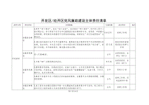 开发区、经开区党风廉政建设主体责任清单（最新分享）.docx